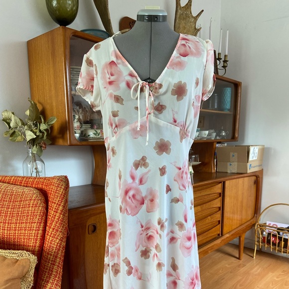 Floral Slip Dress - Picture 1 of 4